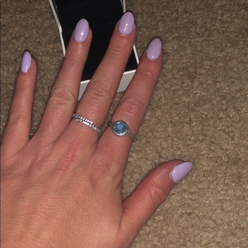 Blue pandora ring